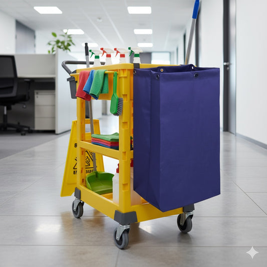 Bolsa azul para carro porta implementos